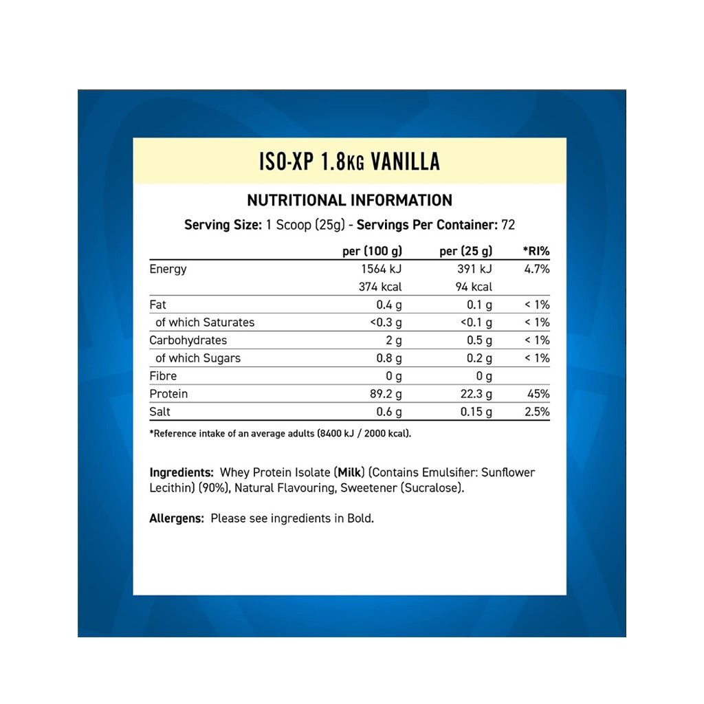 Applied Nutrition ISO-XP Whey Protein Isolate (1.8kg)