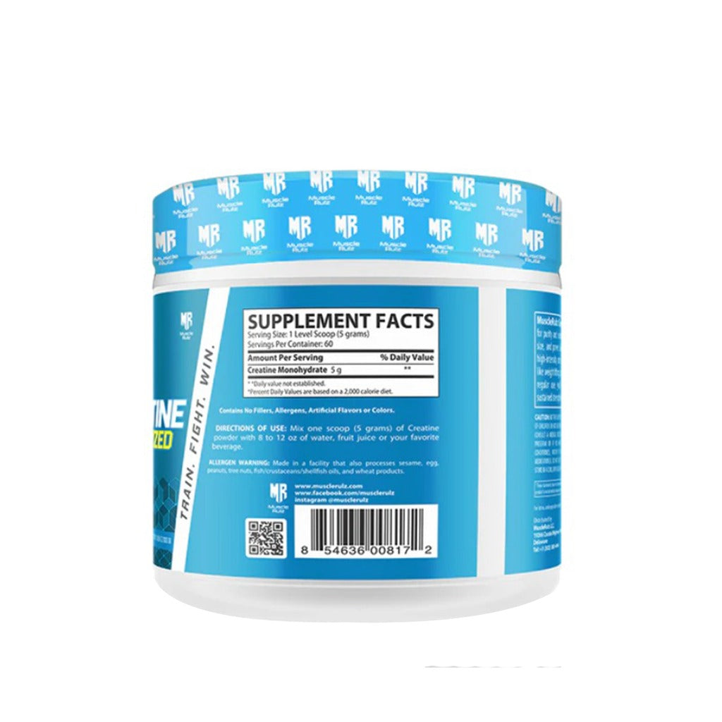 Muscle Rulz Creatine Micronized – 5000mg (60 Servings)