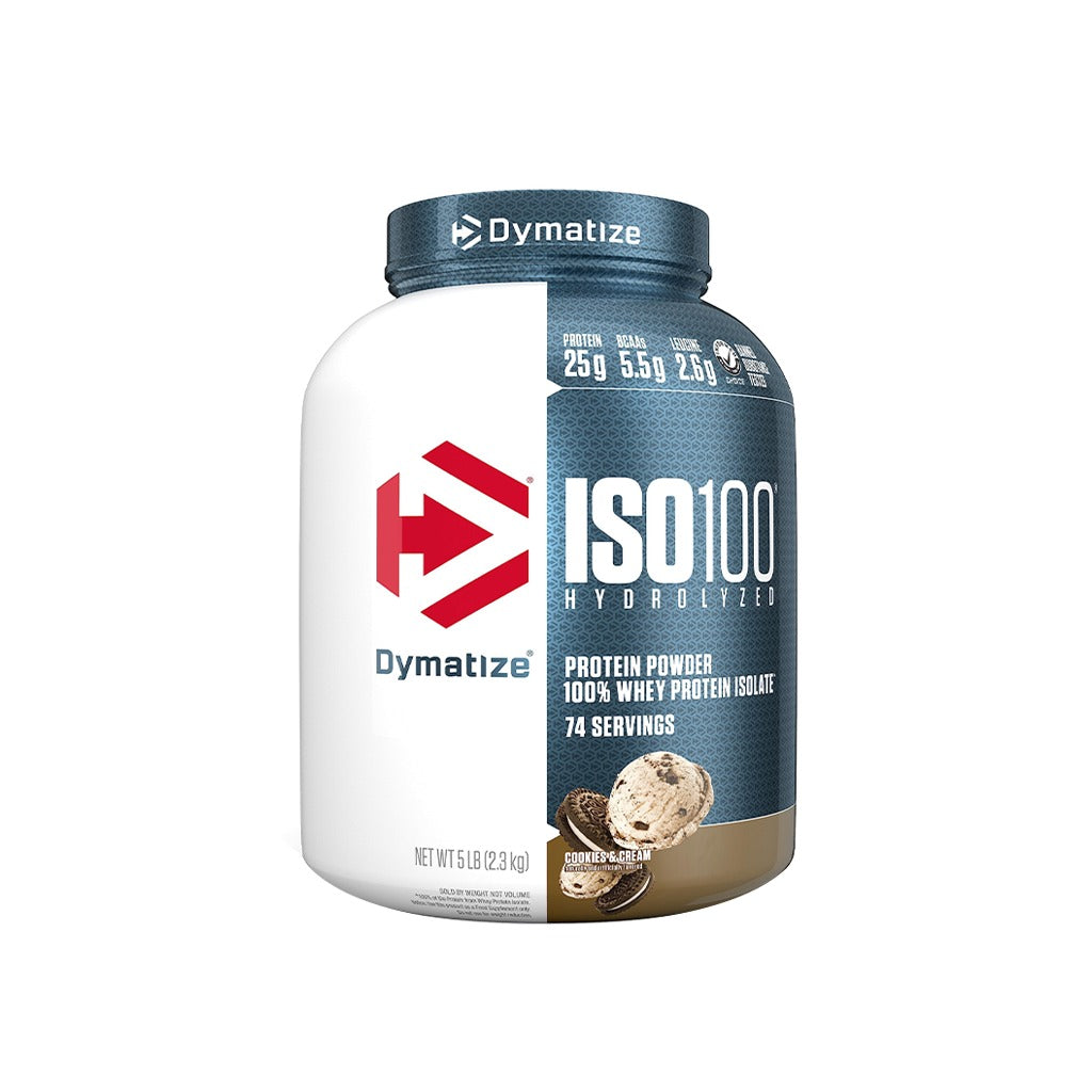 Dymatize ISO100 Hydrolyzed Whey Protein Isolate 5lb (2.3kg, 74 Servings)