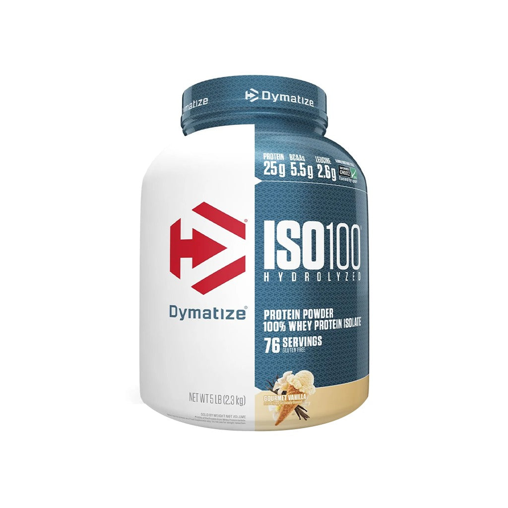 Dymatize ISO100 Hydrolyzed Whey Protein Isolate 5lb (2.3kg, 74 Servings)